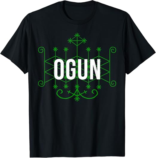 African God Veve Yoruba Santeria Orisha Ogun TShirt